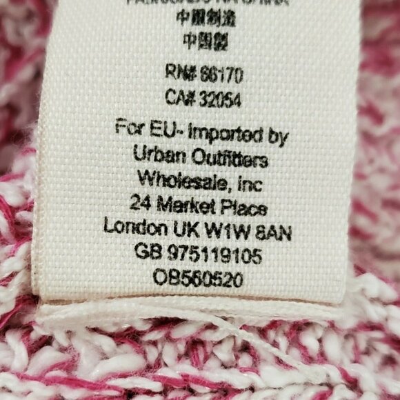 Free People Sweater Small Pink Linen Blend‎ Electric City Dolman Sleeve - Picture 8 of 10